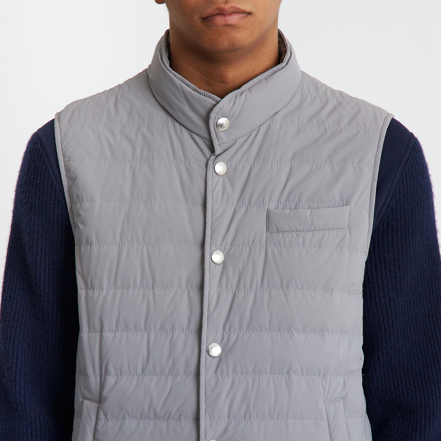 Grey Padded Vest