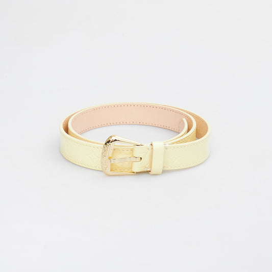 Sunshine Monogram Patent Belt
