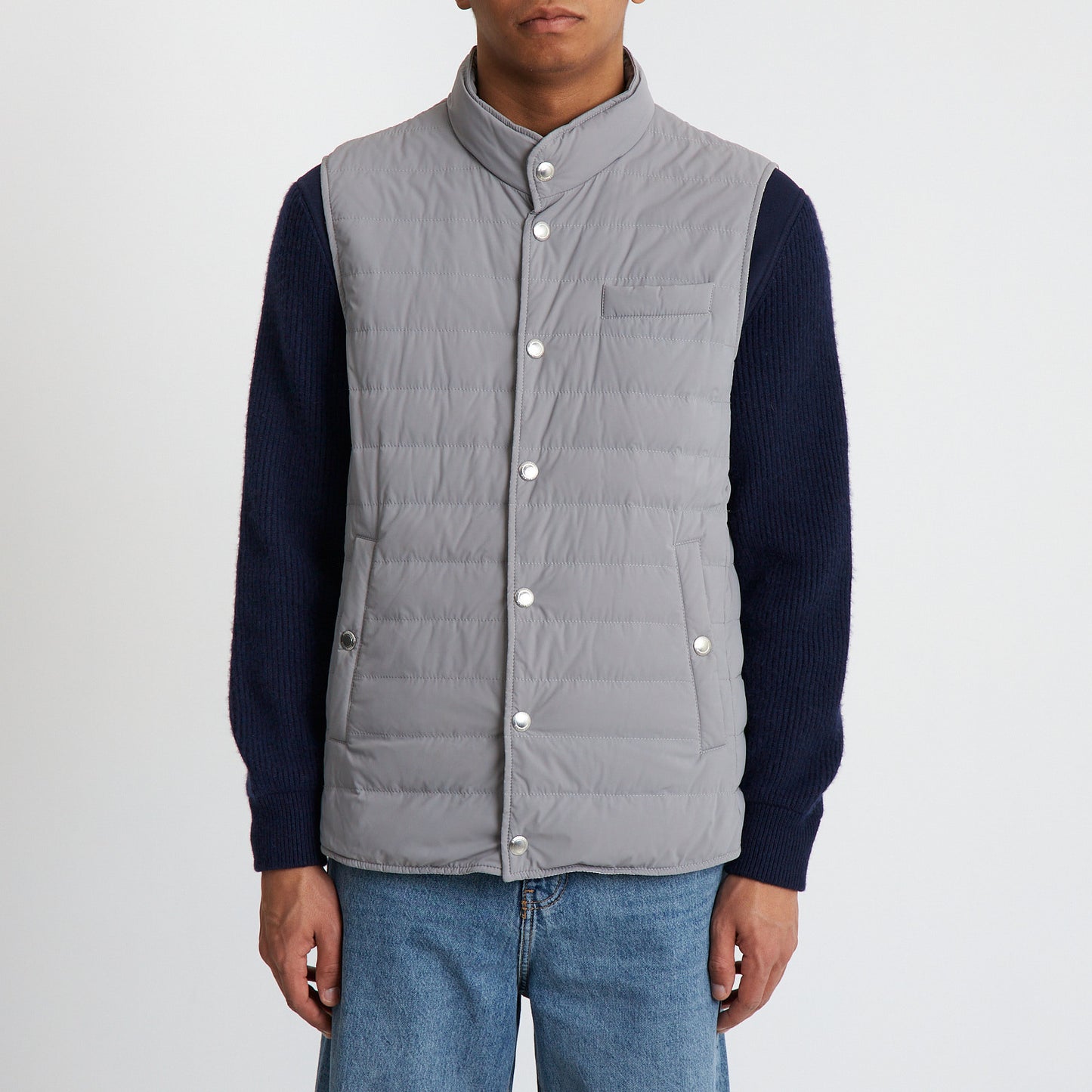 Grey Padded Vest