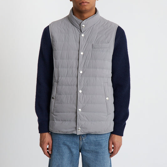 Grey Padded Vest