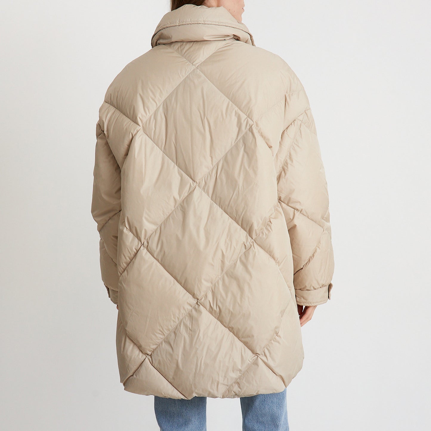 Beige Puffer Jacket