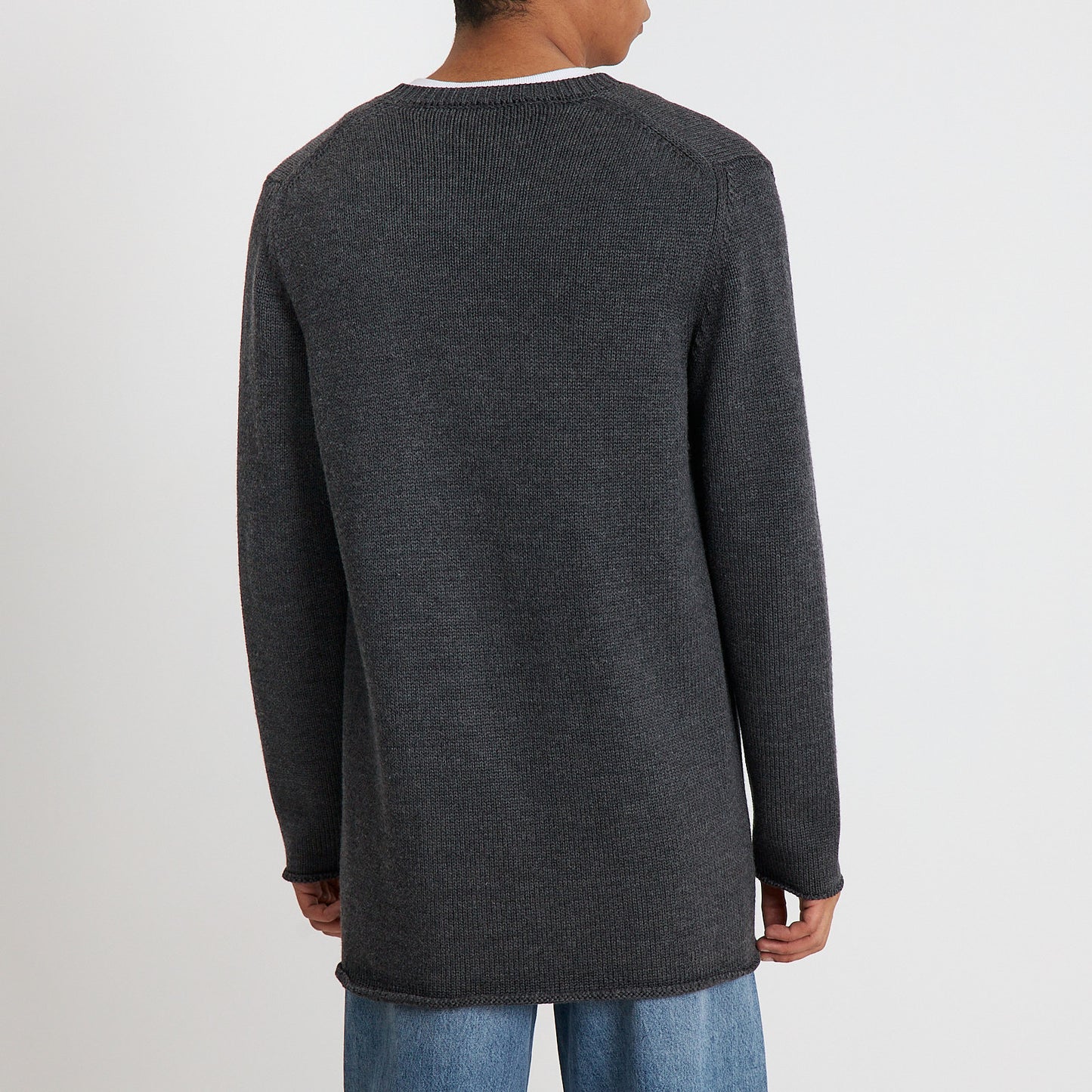 Grey Knit Cardigan