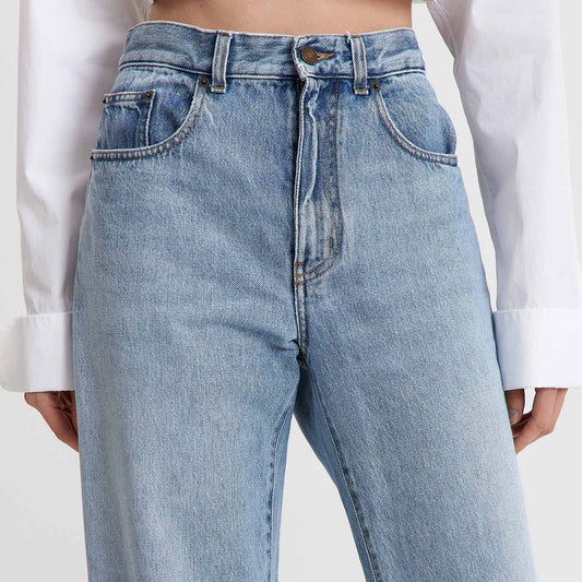 Skyline High-Rise Straight Jeans