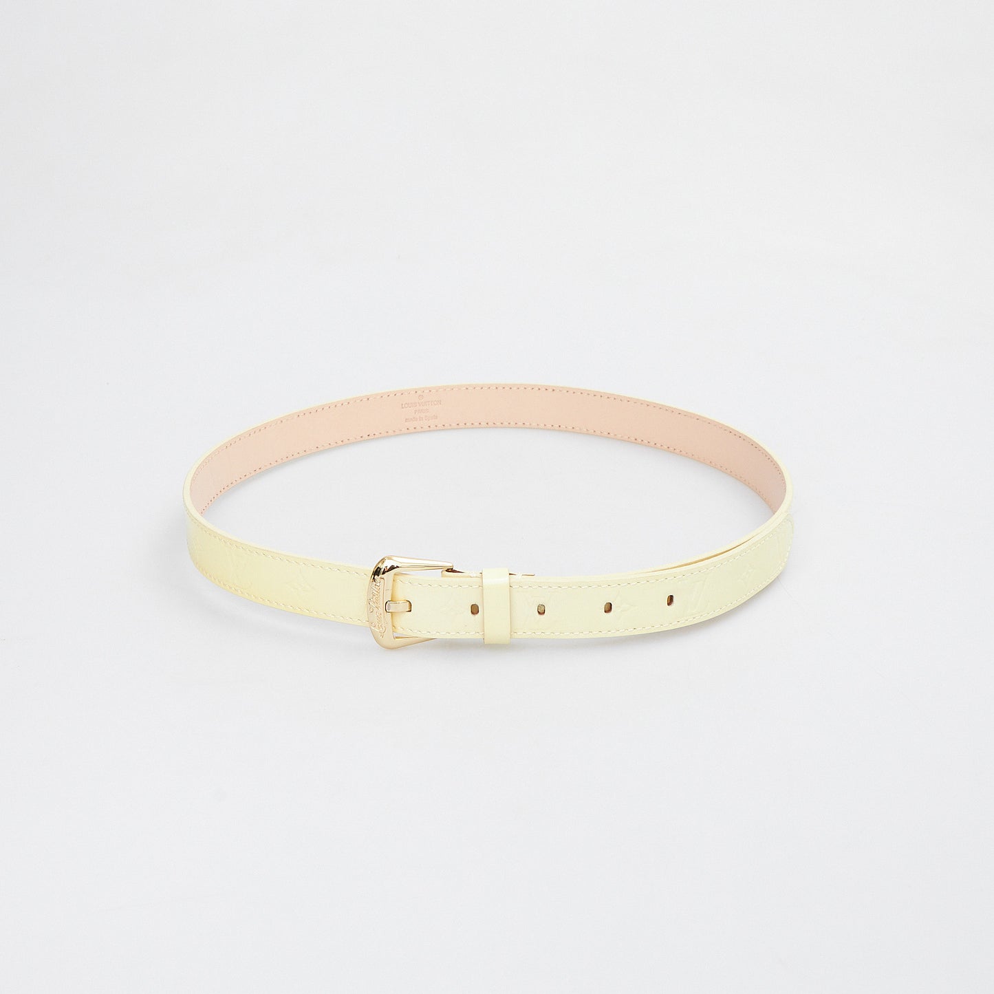Sunshine Monogram Patent Belt