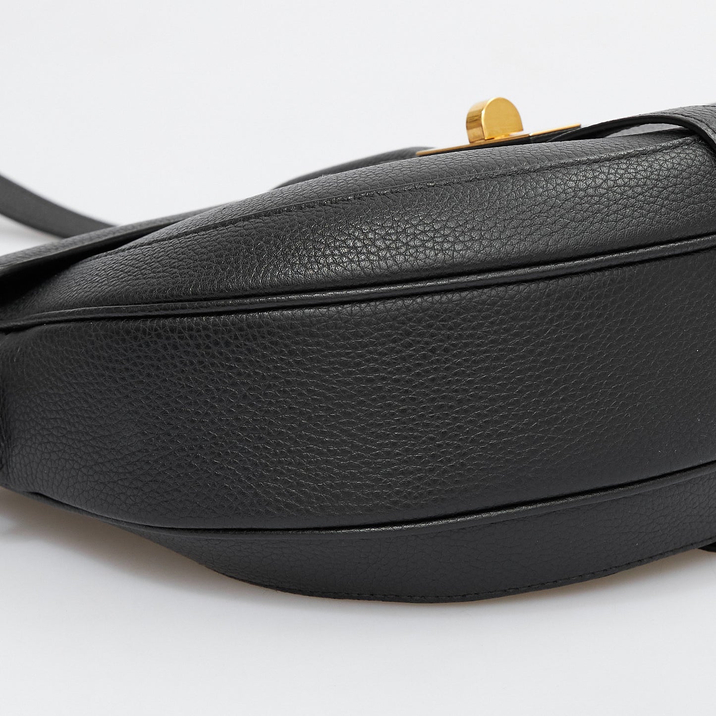 Black Leather Shoulder Bag