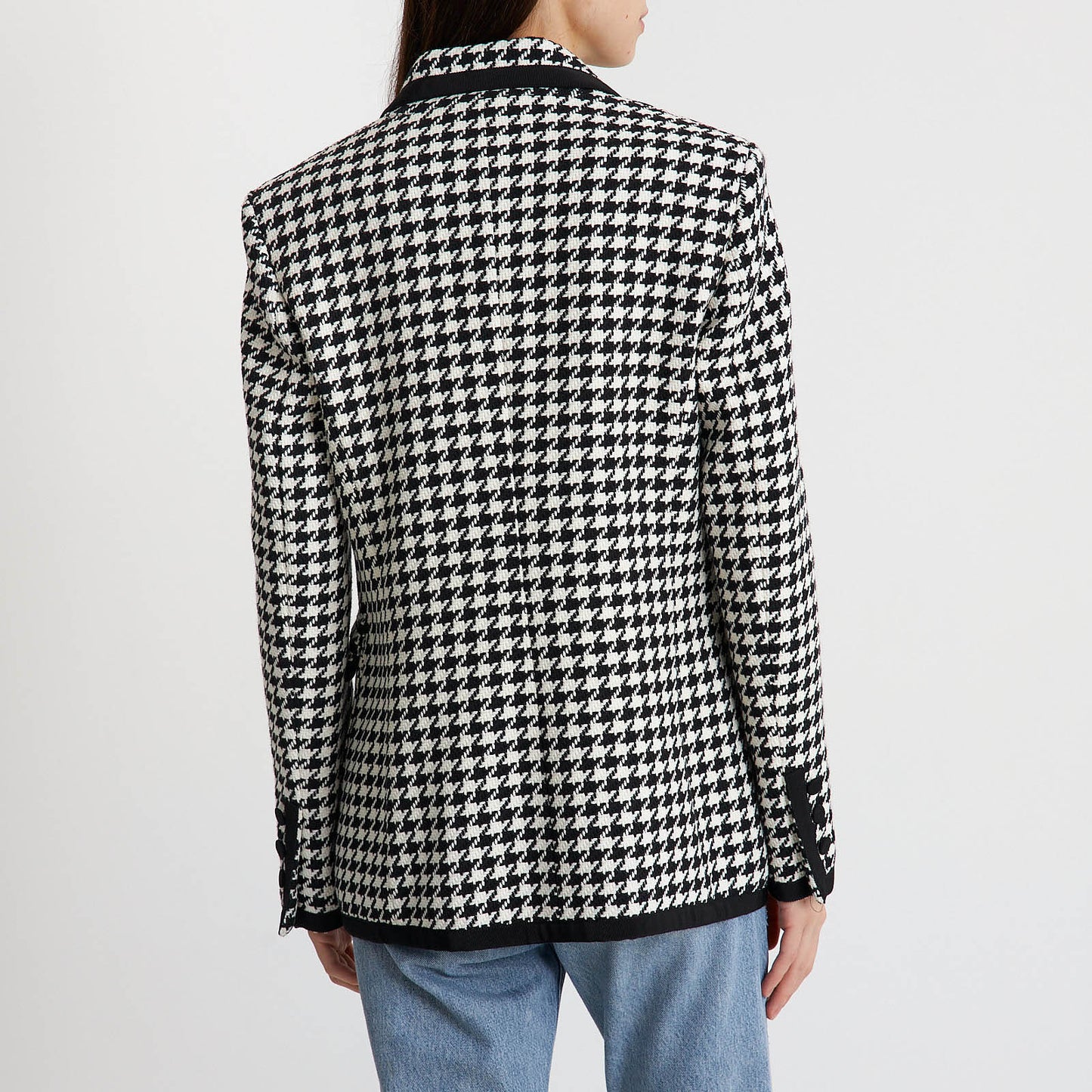 Monochrome Tweed Blazer