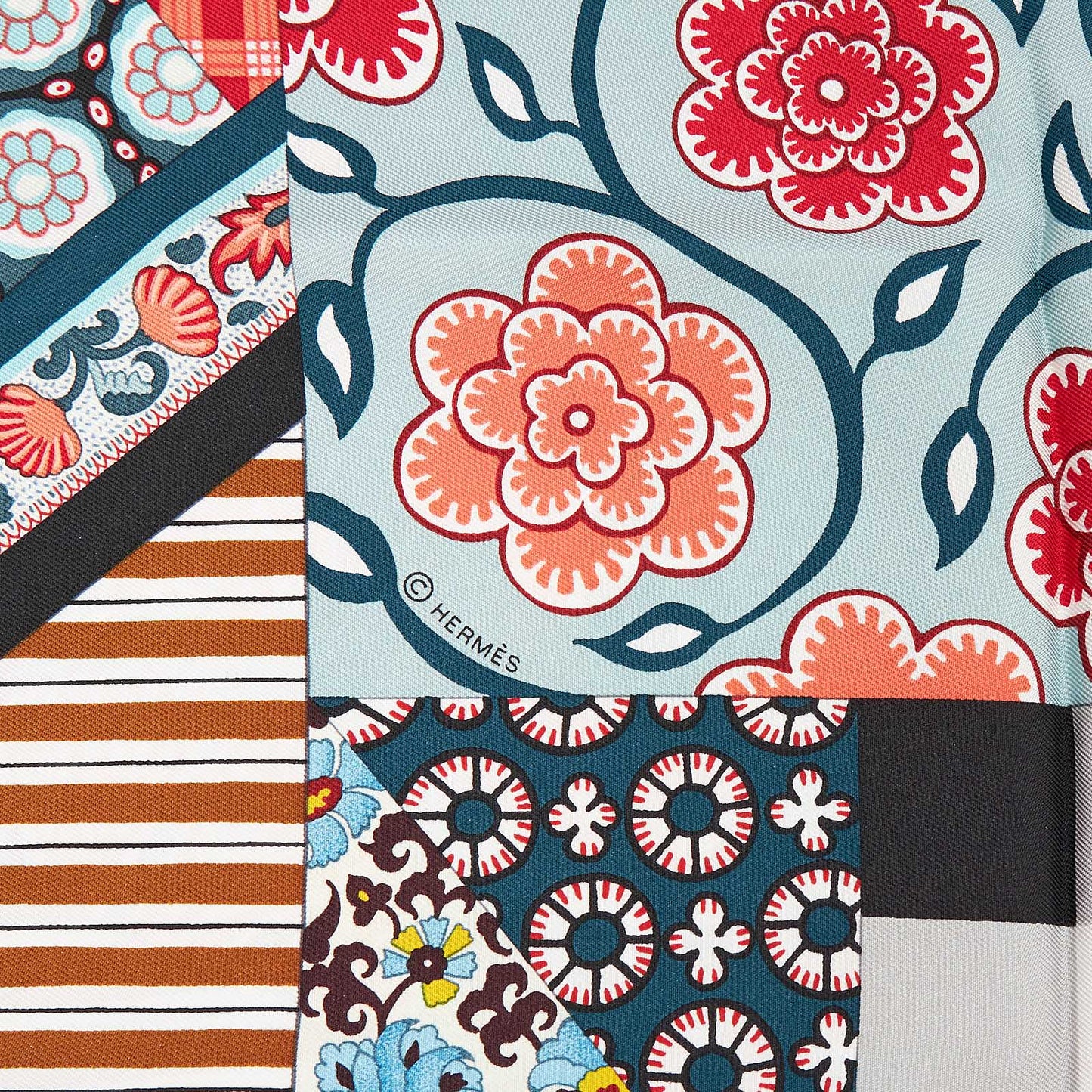 L'art du Sarasa Silk Scarf