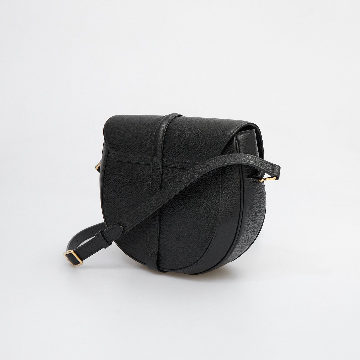 Black Leather Shoulder Bag