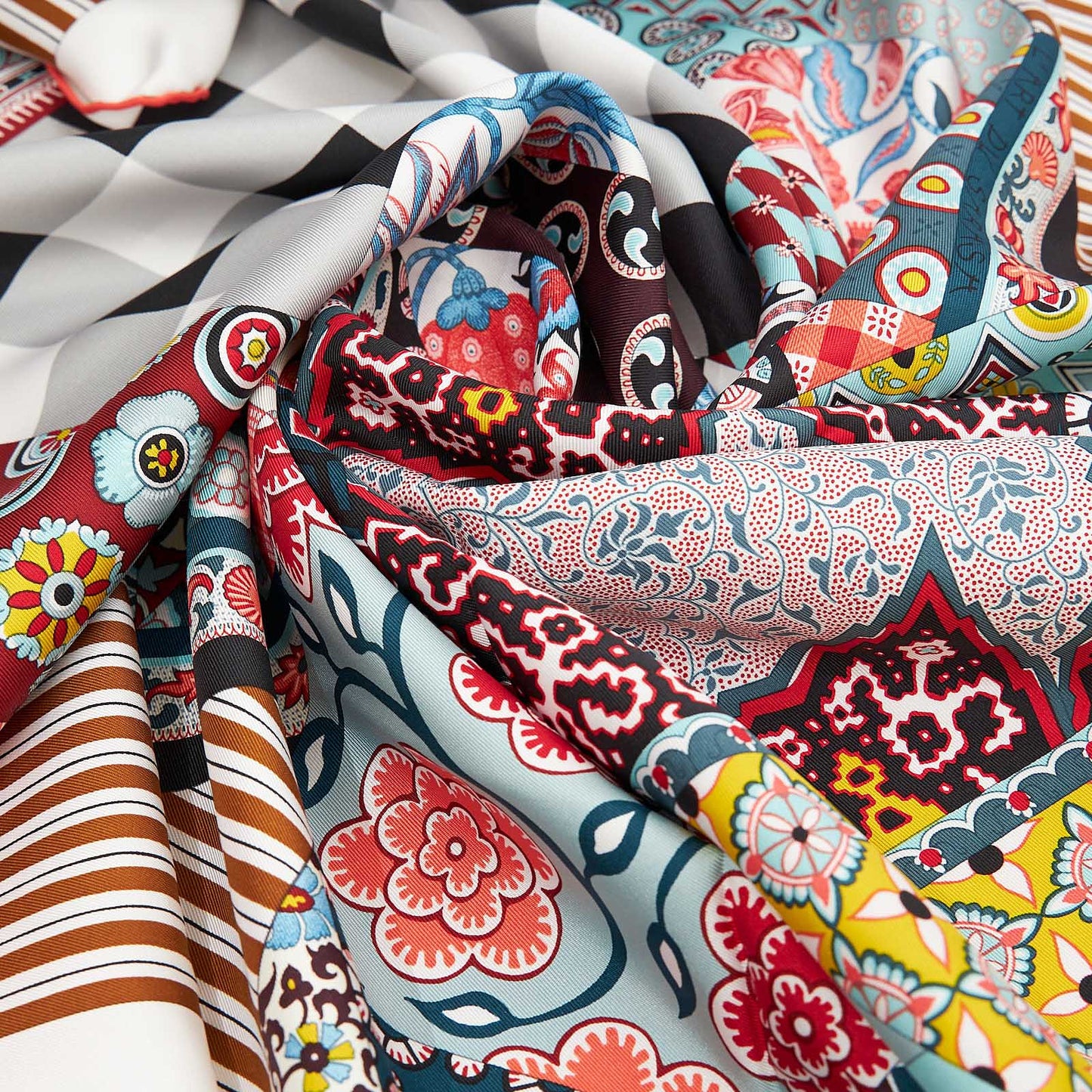 L'art du Sarasa Silk Scarf