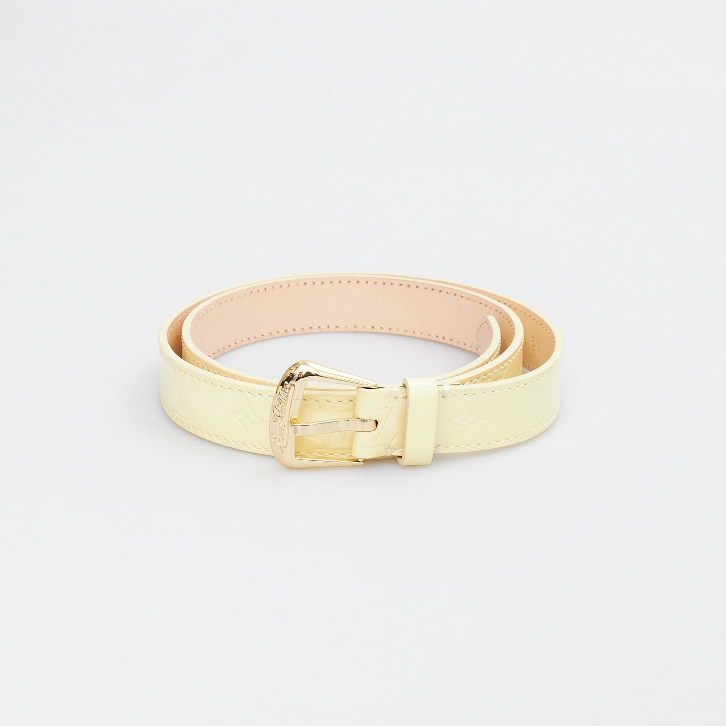 Sunshine Monogram Patent Belt
