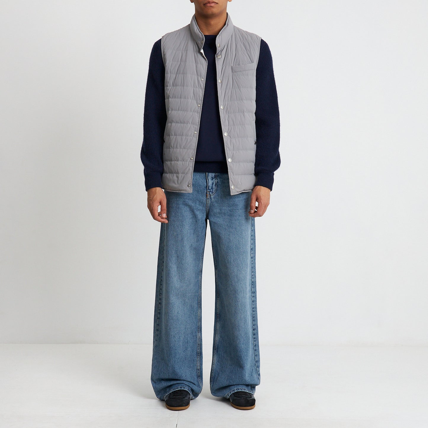 Grey Padded Vest