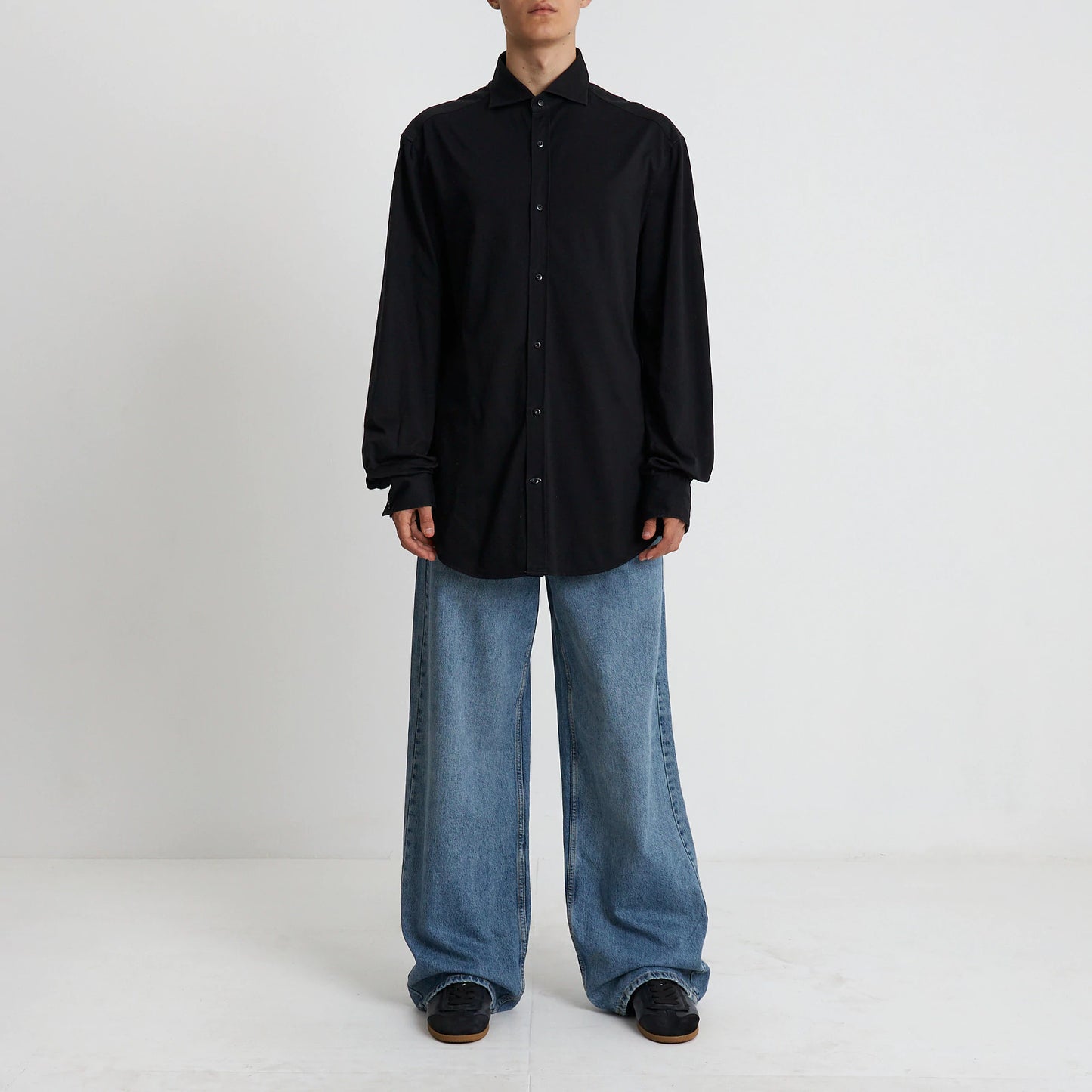Black Slim-Fit Shirt