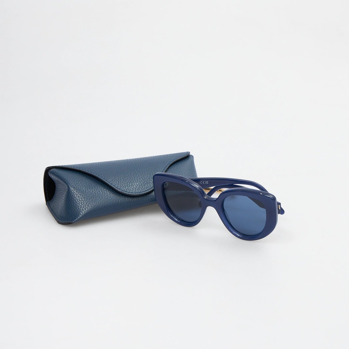 Blue Frame Sunglasses