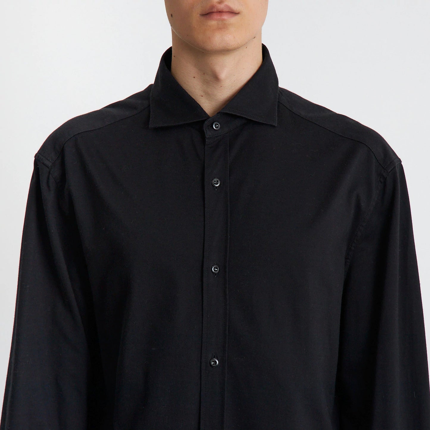 Black Slim-Fit Shirt