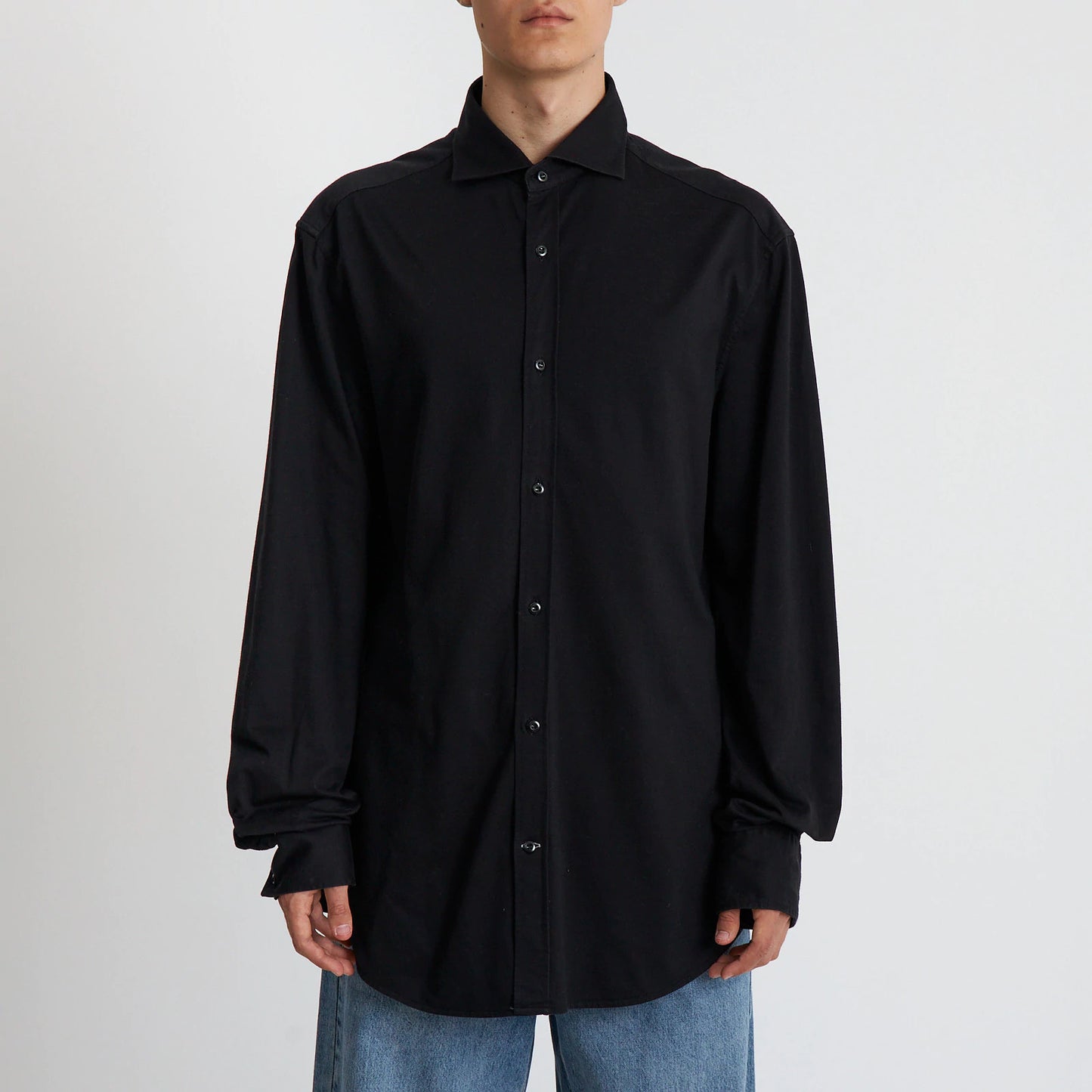 Black Slim-Fit Shirt