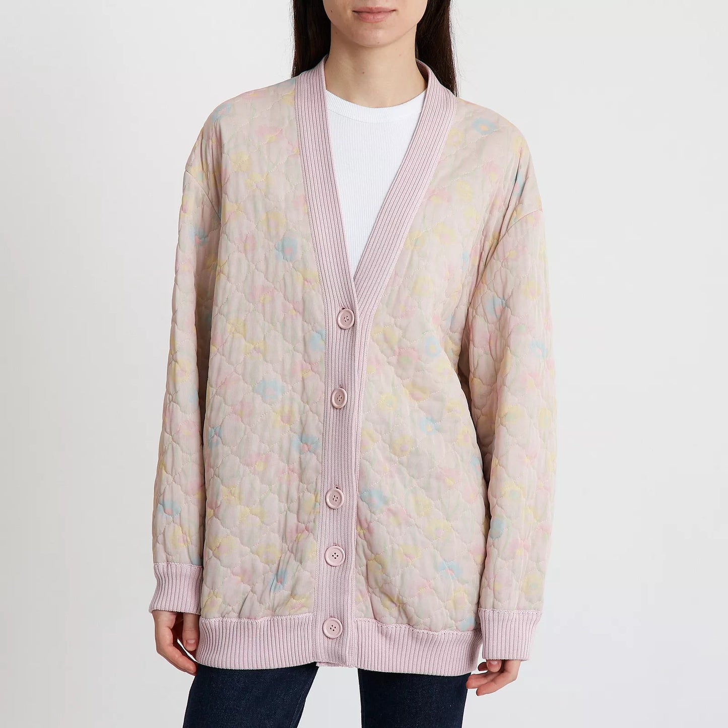 Blush Floral Cardigan